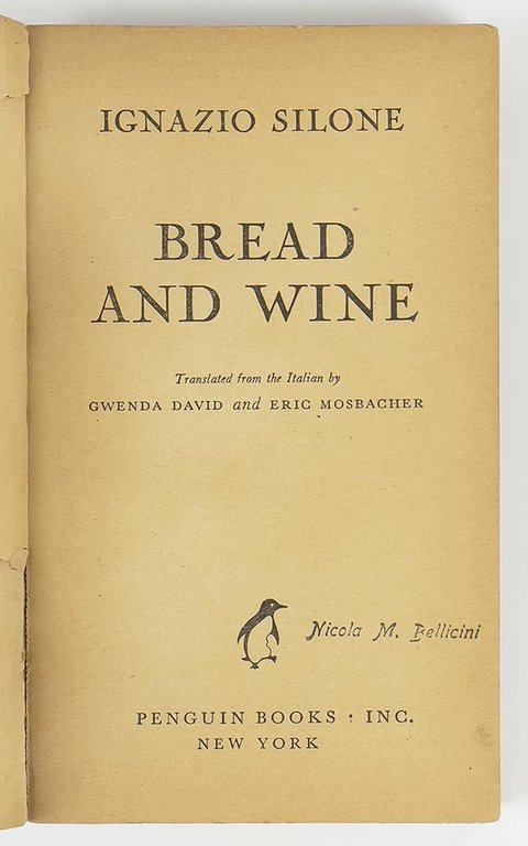 Bread and Wine [Pane e vino] [PENGUIN]