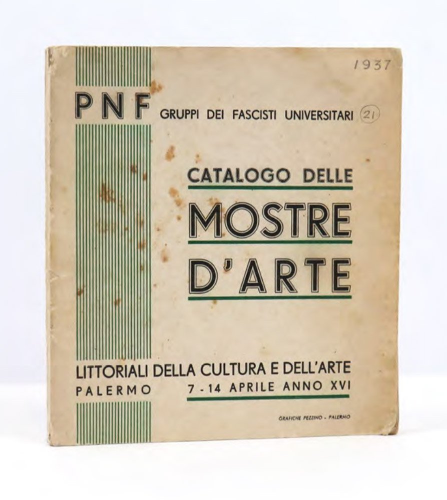Catalogo delle mostre d’arte. Littorali della cultura e dell’arte Palermo … | Immagine principale