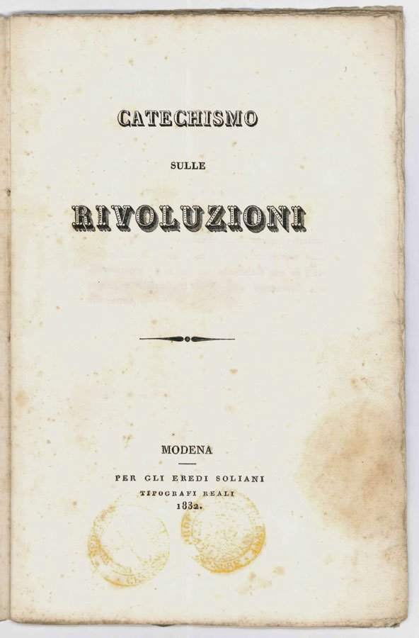 Catechismo sulle rivoluzioni