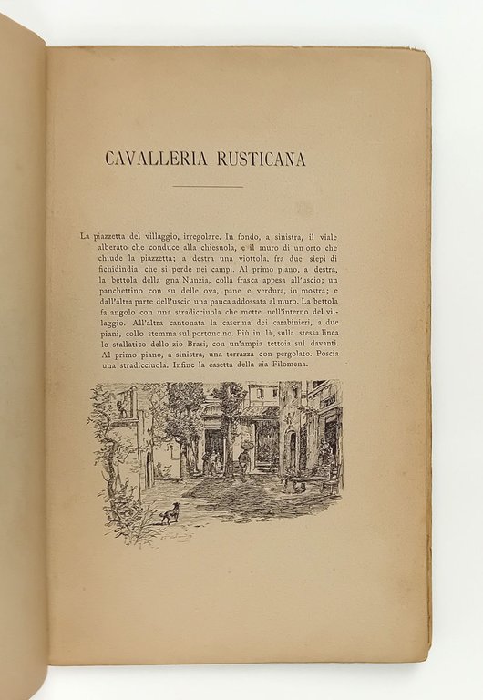 Cavalleria rusticana. Scene popolari. Con disegni di Edoardo Calandra