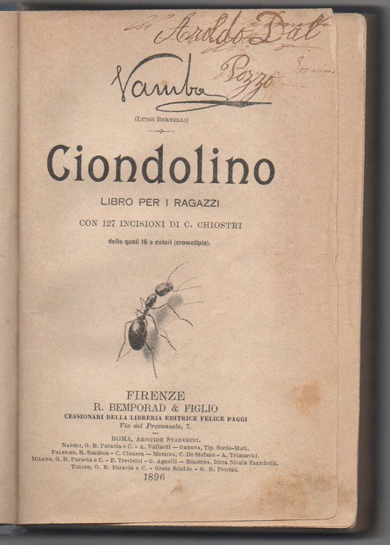 Ciondolino [Gigi parmi les insectes; The Prince and His Ants] …