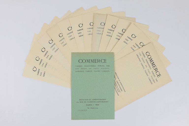 Commerce. Cahiers trimestriels publiés par les soins de Paul Valéry, …