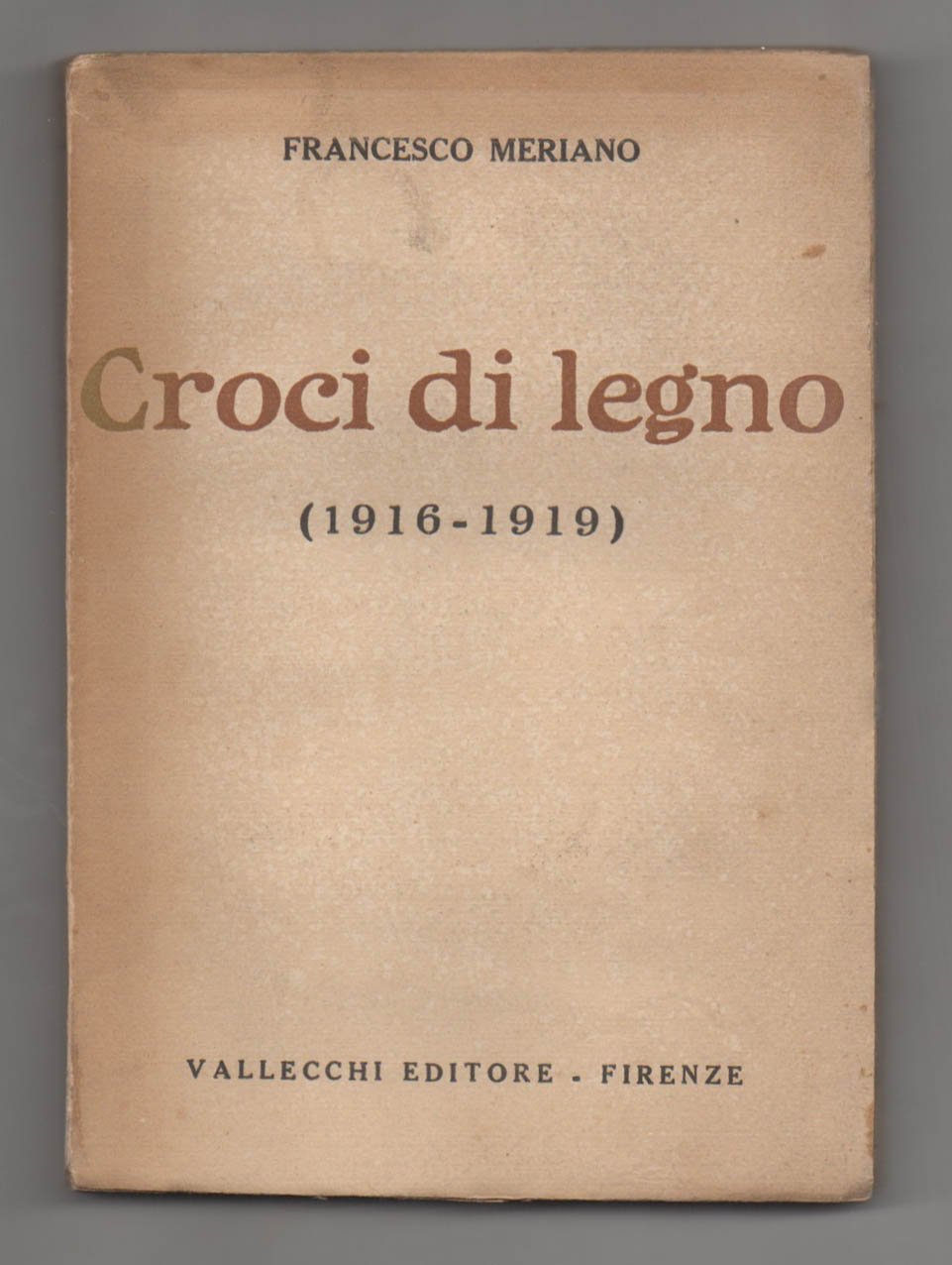 Croci di legno (1916-1919)