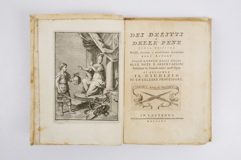 Dei delitti e delle pene. Terza edizione. Rivista, corretta, e …