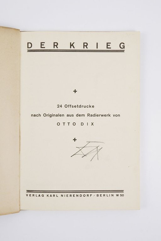 Der Krieg [La guerra; The War]. 24 Offsetdrucke nach Originalen …