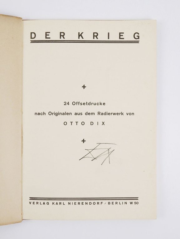Der Krieg [La guerra; The War]. 24 Offsetdrucke nach Originalen …
