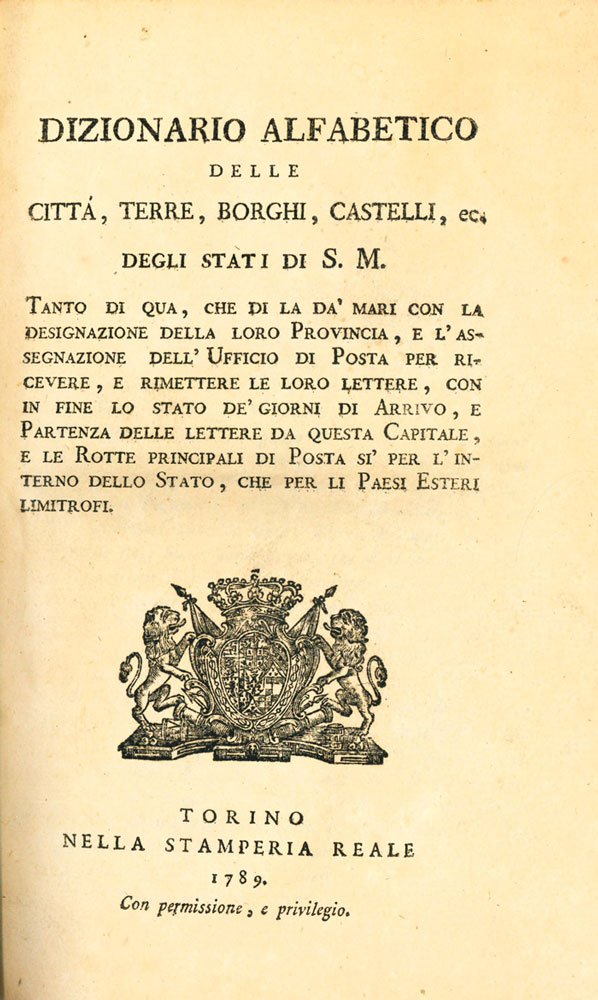 Dizionario alfabetico delle città, terre, borghi, castelli, ec. degli stati …