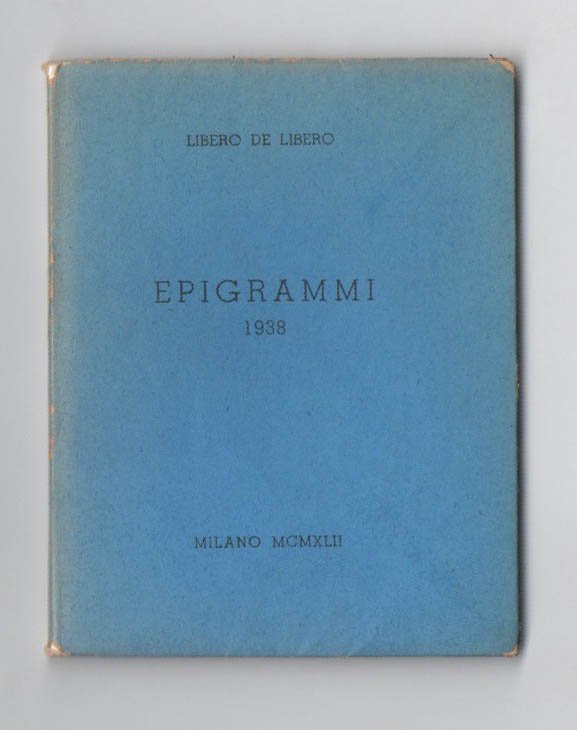 Epigrammi. 1938