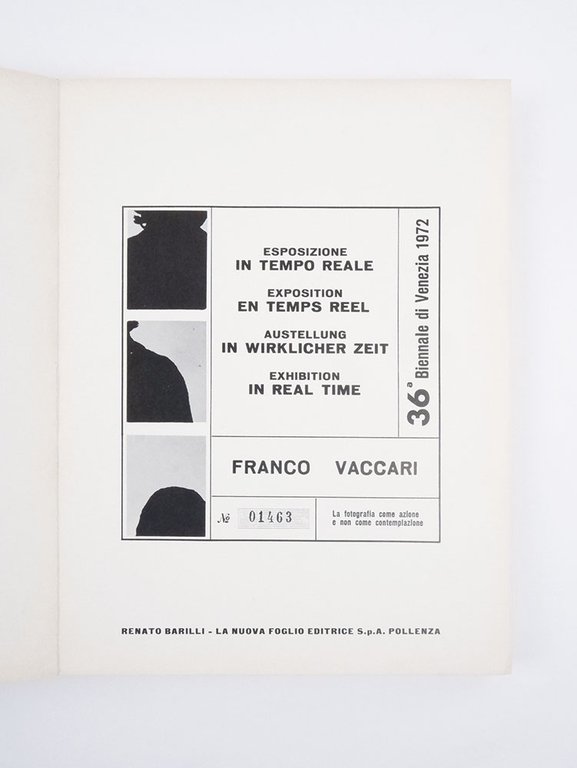 Esposizione in tempo reale. Exposition en temps reel. Ausstellung in …