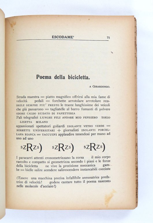 F.T. Marinetti presenta i nuovi poeti futuristi