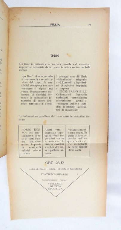 F.T. Marinetti presenta i nuovi poeti futuristi