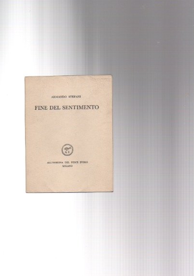 Fine del sentimento