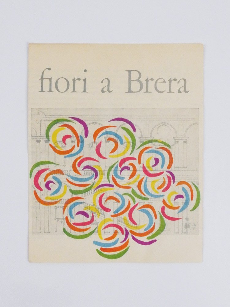 Fiori a Brera (pieghevole per la mostra)