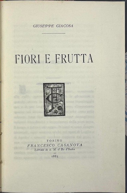 Fiori e frutta [con dedica autografa dell’autore a MARGHERITA DI … | Immagine Gallery 2