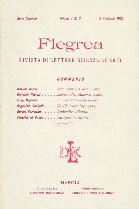 Flegrea. Rivista di lettere, scienze ed arti (anno II, fascicolo …