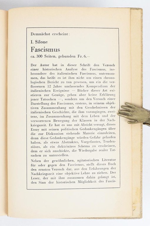 Fontamara. Roman [COPERTINA VARIANTE]