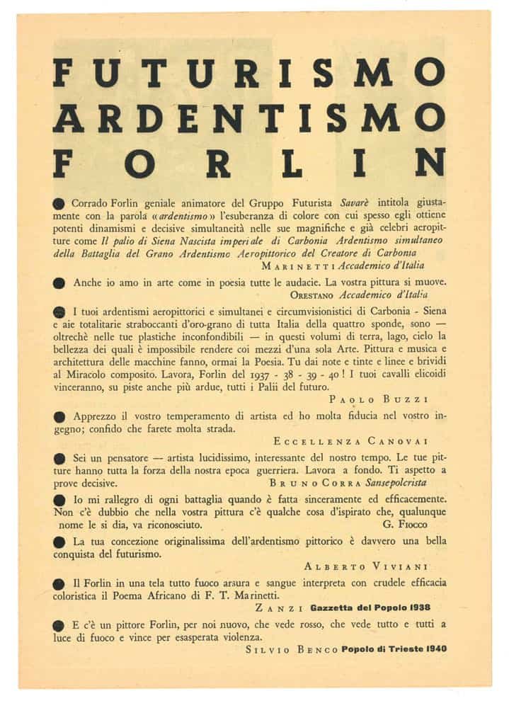 Futurismo Ardentismo Forlin