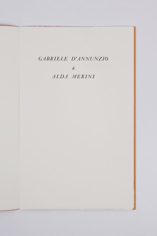 Gabriele d’Annunzio & Alda Merini