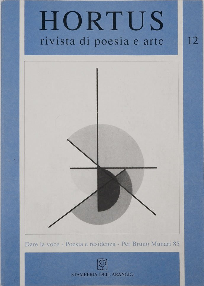 HORTUS | rivista di poesia e arte | 12 [in … | Immagine principale