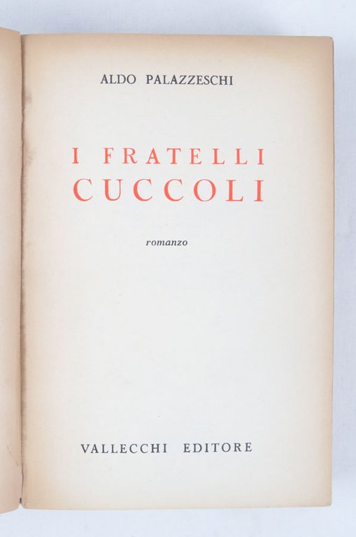 I fratelli Cuccoli. Romanzo