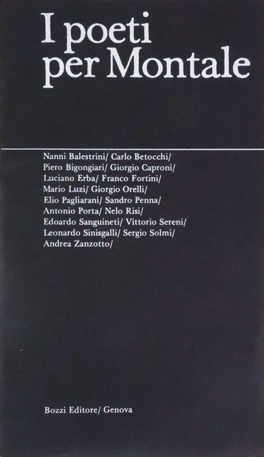 I poeti per Montale