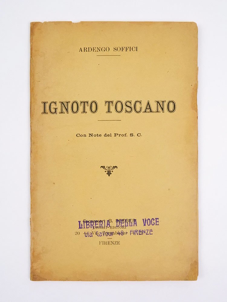 Ignoto toscano. Con Note del Prof. S.C. [EMISSIONE «LA VOCE»] | Immagine principale