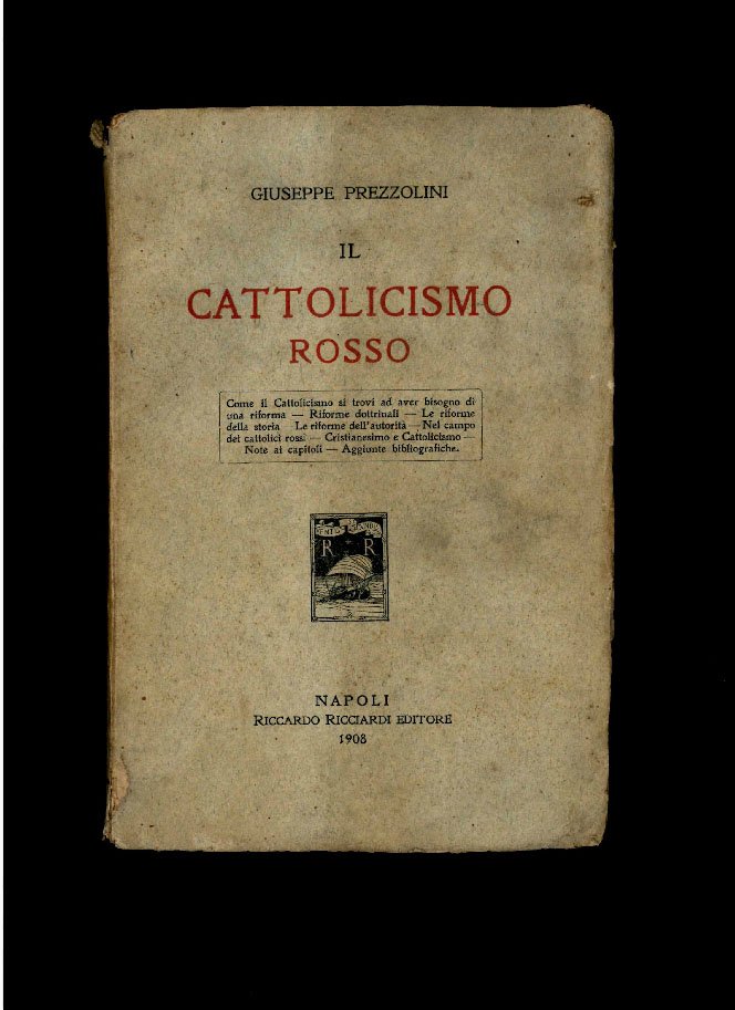 Il Cattolicismo rosso. Studio sul presente movimento di riforma nel …