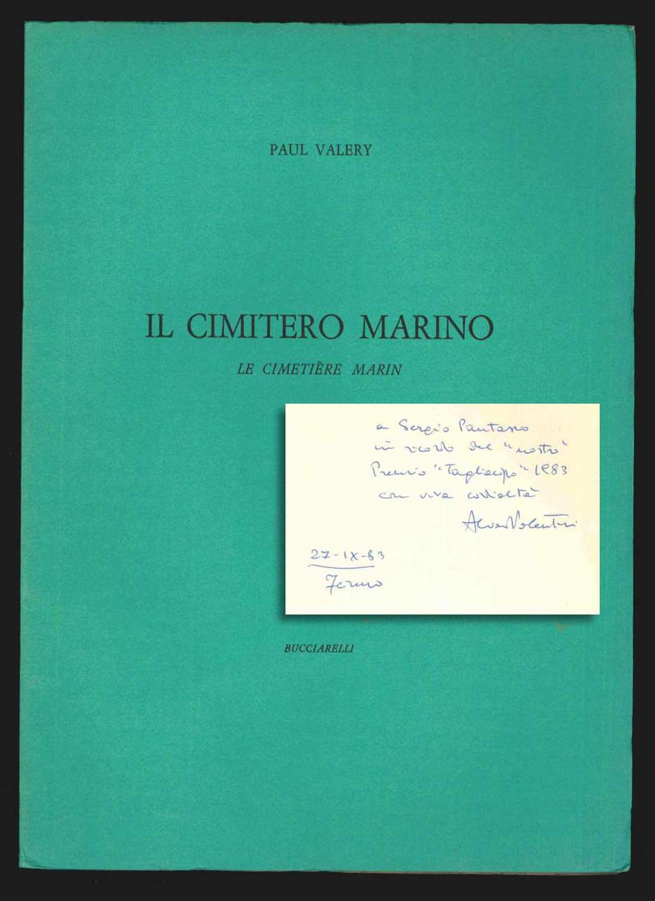 Il cimitero marino. Le cimtière marin. Con due acqueforti di …