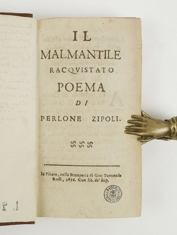 Il Malmantile racquistato poema di Perlone Zipoli