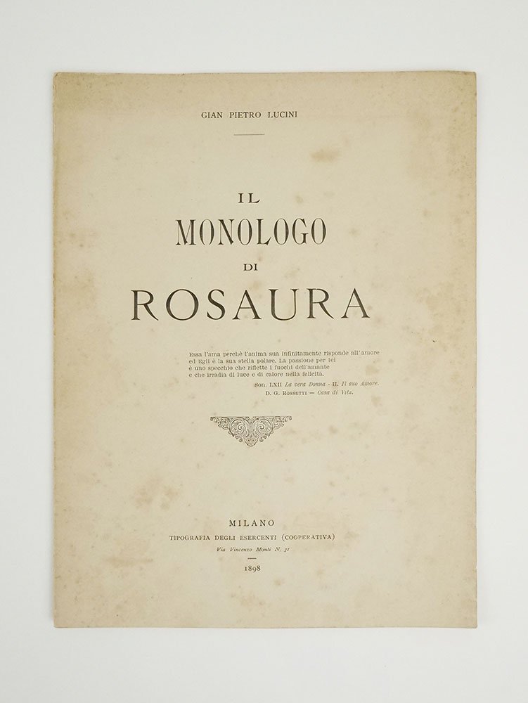 Il monologo di Rosaura