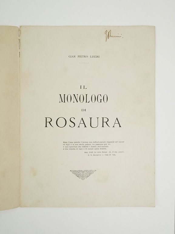 Il monologo di Rosaura