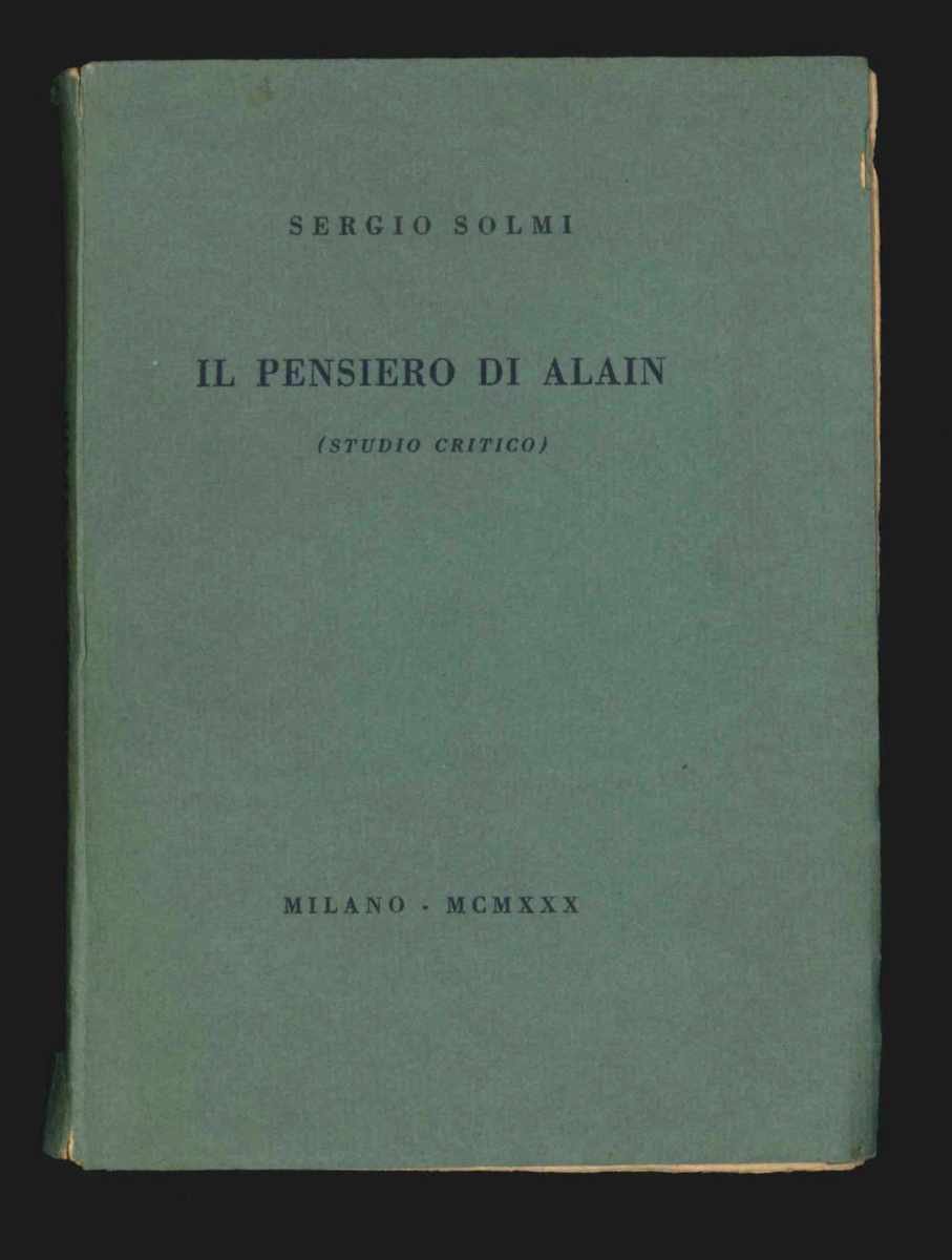 Il pensiero di Alain (studio critico)