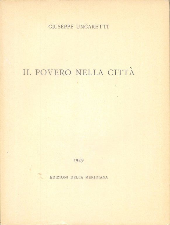 Il povero nella città