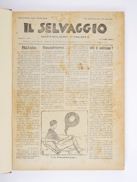 Il Selvaggio. Battagliero fascista [il sottotitolo varia] | Immagine Gallery 3