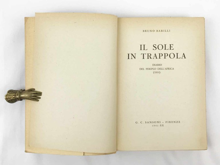 Il sole in trappola. Diario del periplo dell'Africa (1931)