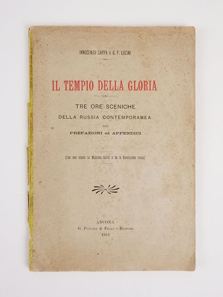 Il tempio della gloria. Tre ore sceniche della Russia contemporanea …