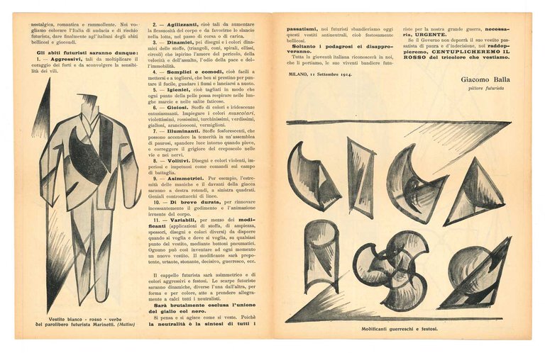 Il vestito antineutrale. Manifesto futurista [SECONDA EDIZIONE]