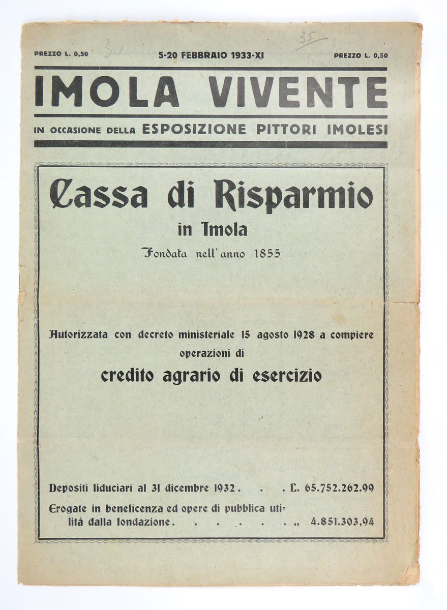 IMOLA VIVENTE. In occasione della Esposizione pittori imolesi - Imola …
