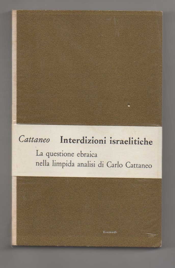 Interdizioni israelitiche. Introduzione e note di Luigi Ambrosoli