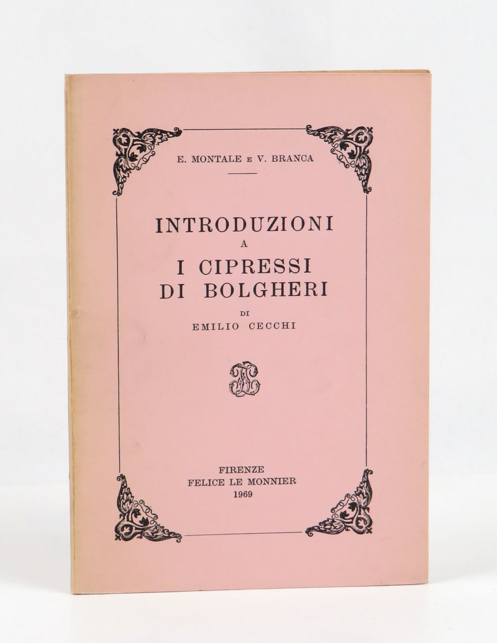 Introduzioni a I cipressi di Bolgheri di Emilio Cecchi