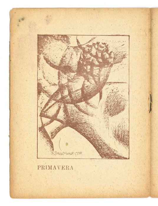 Invito. Casa d’arte Bragaglia [.]. Mostra del pittore futurista Balla …