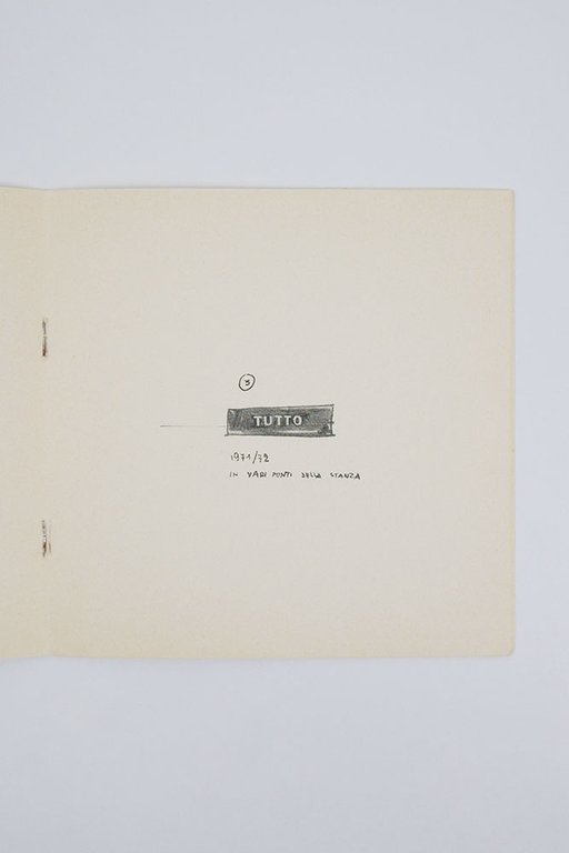 John Weber Gallery [.] Giovanni Anselmo October 31 1972