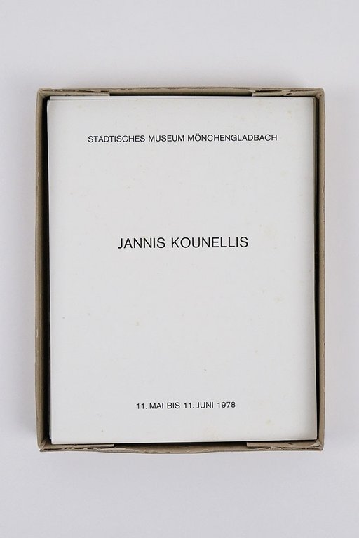 Kounellis [Scatola - Städtisches Museum Mönchengladbach]