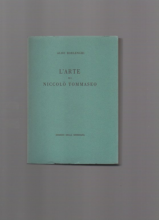 L’arte di Niccolò Tommaseo