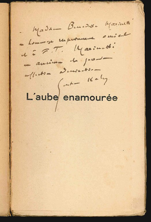 L’Aube enamourée. Roman