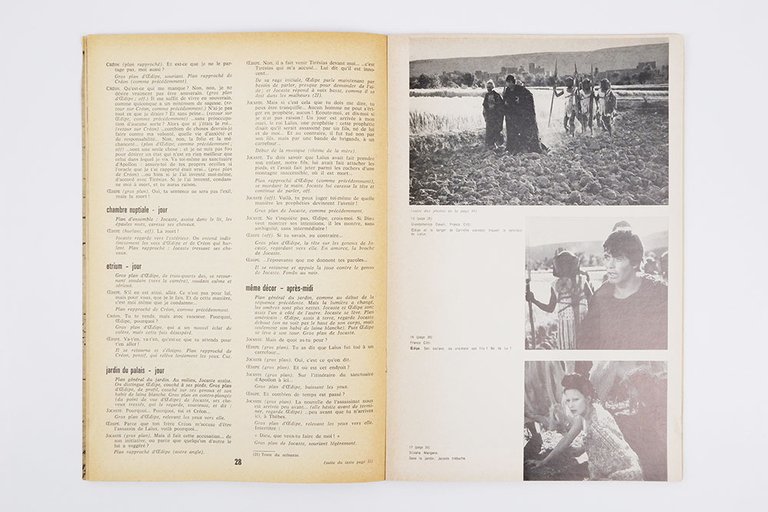 L’Avant-Scène. Cinema n. 97. Pasolini: Oedipe roi et le dossier …