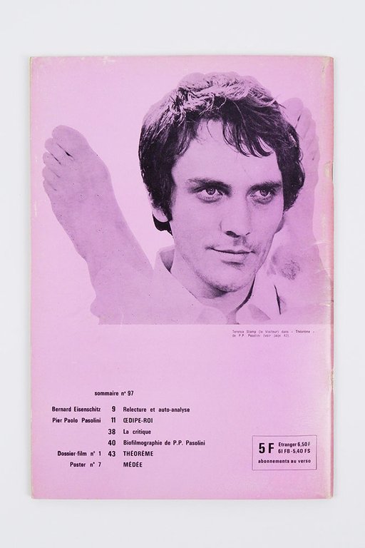 L’Avant-Scène. Cinema n. 97. Pasolini: Oedipe roi et le dossier …