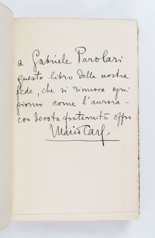 L’Italiano di Mussolini. Romanzo dell’era fascista. Premio Labia [TIRATURA DI …