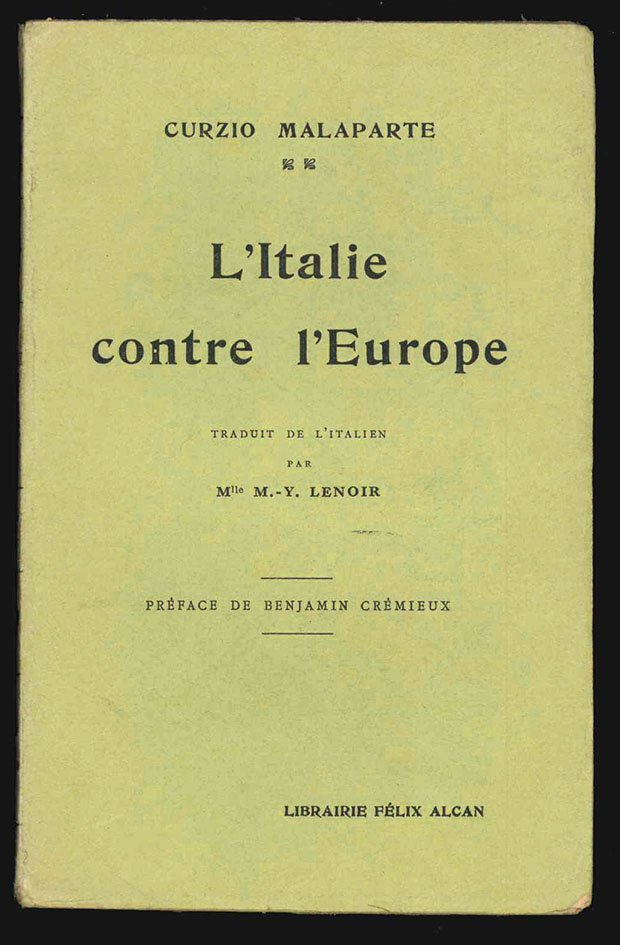 L’Italie contre l’Europe [L’Europa vivente]. Traduit de l’Italien par Mlle …