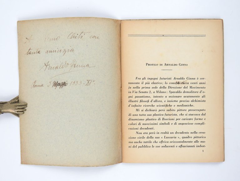 L’uomo futuro. Investigazione futurfascista. Prefazione di S.E. Marinetti [titolo in …
